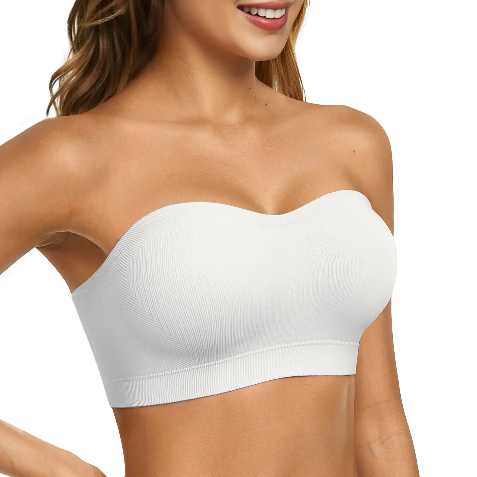 Soutien-gorge bandeau sans coutures et sans armatures