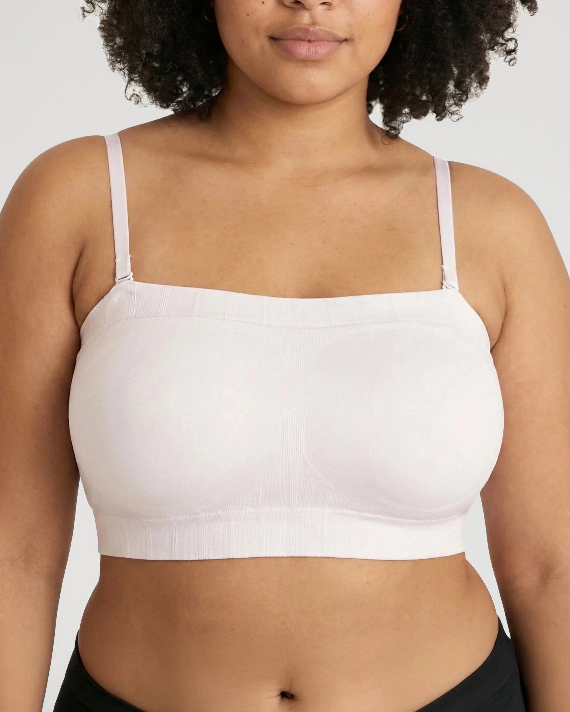 Front fit view of the Invisible Support Convertible Bra | LilyCurve