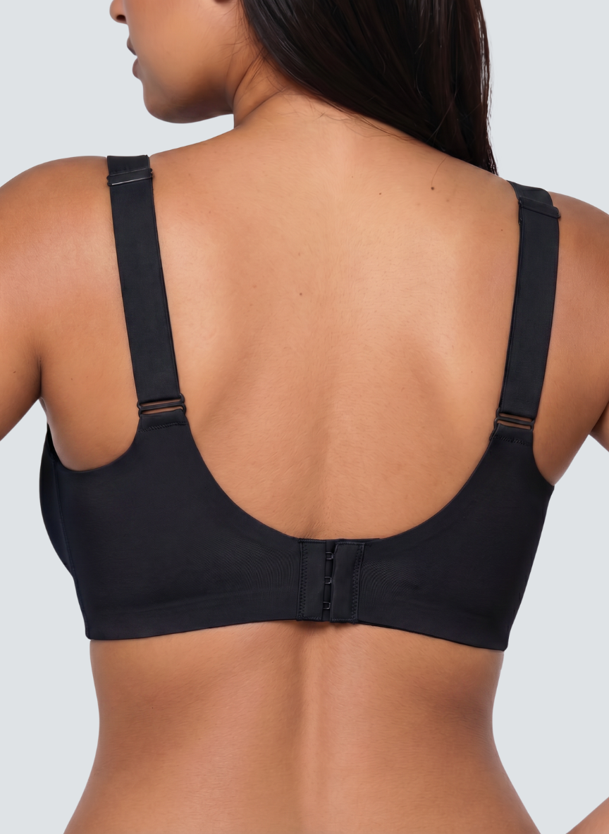 Seamless Scalloped Jelly Bra - Gray / M