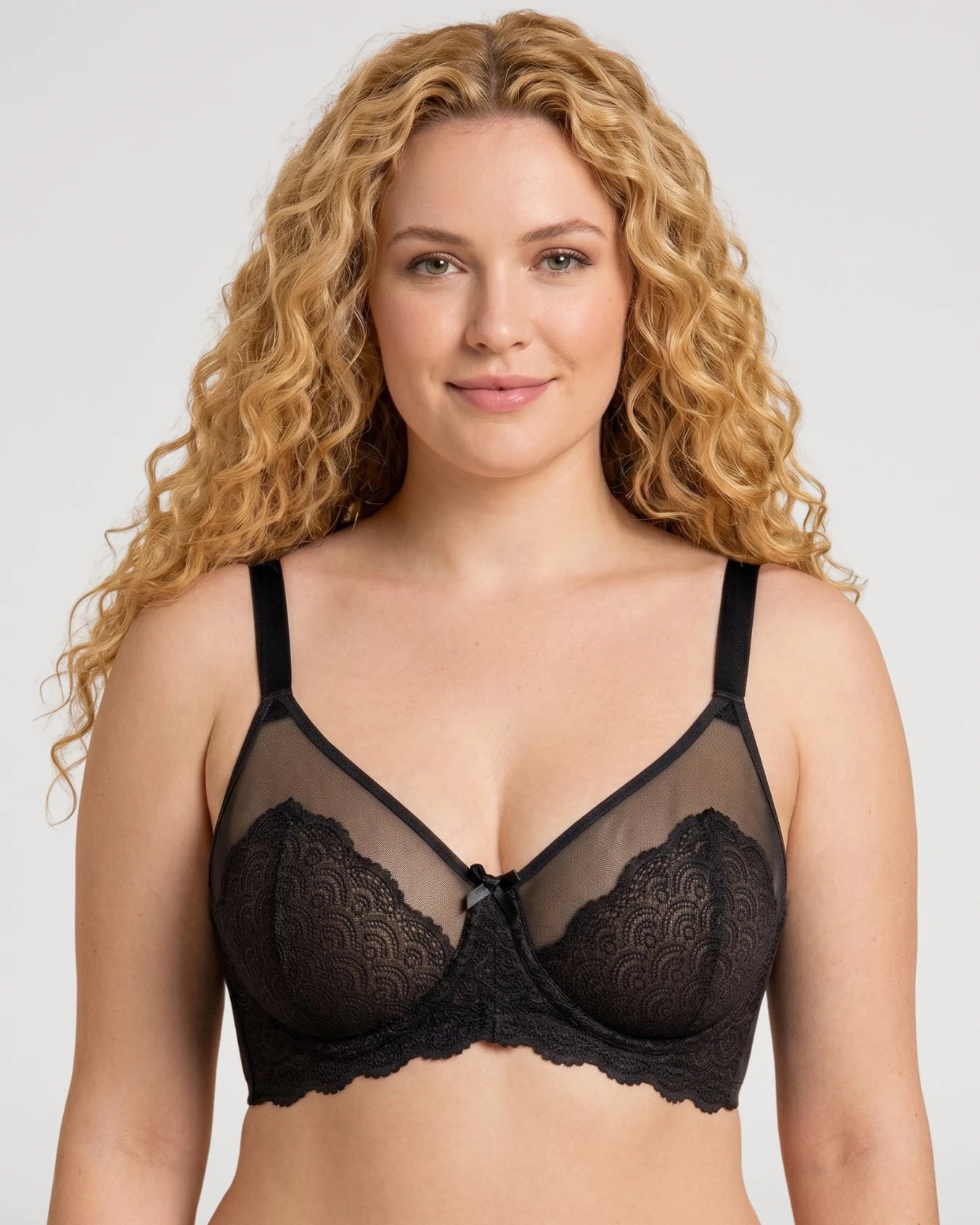 Lace Unlined Underwired Minimizer Bra