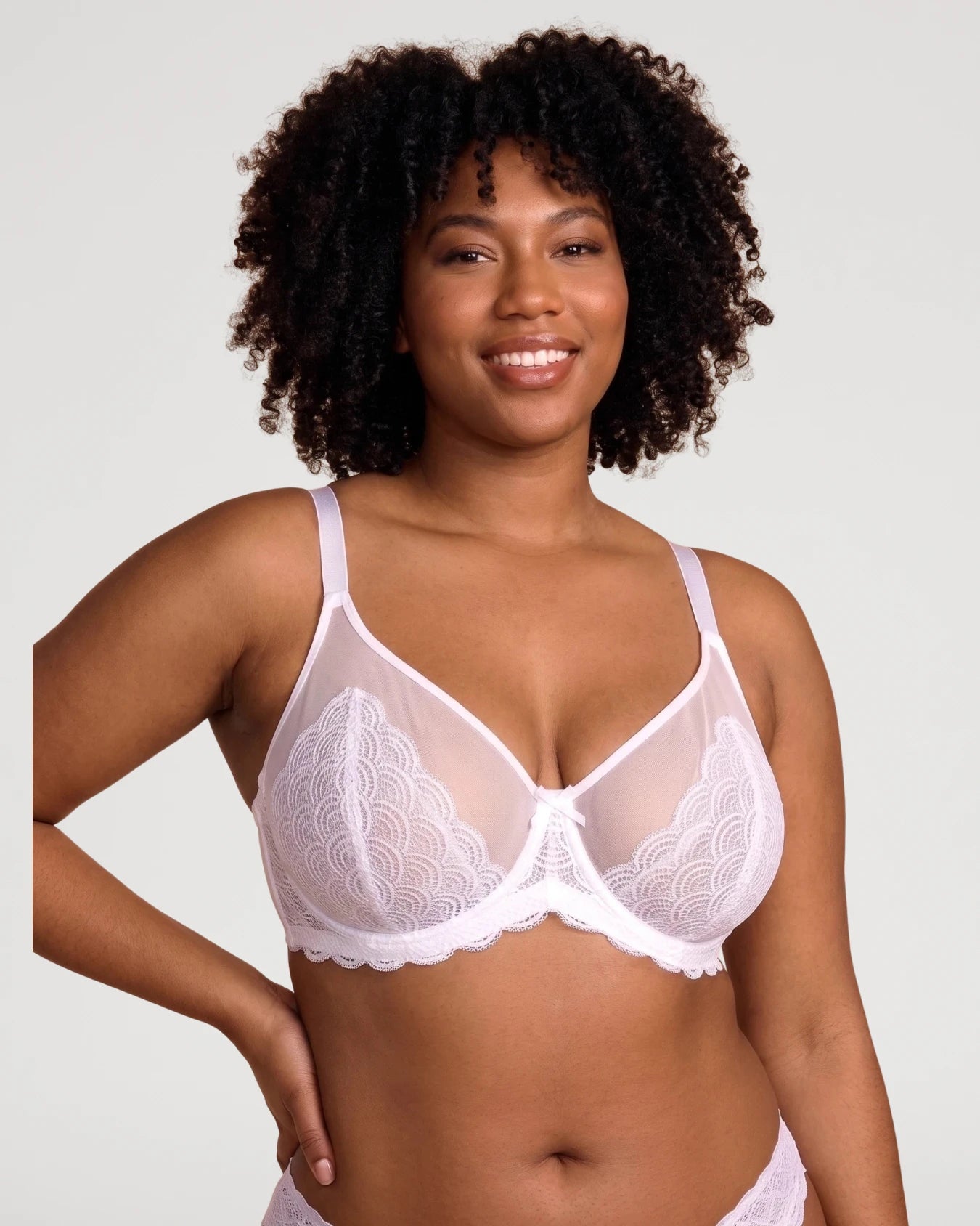 Lace Unlined Underwired Minimizer Bra