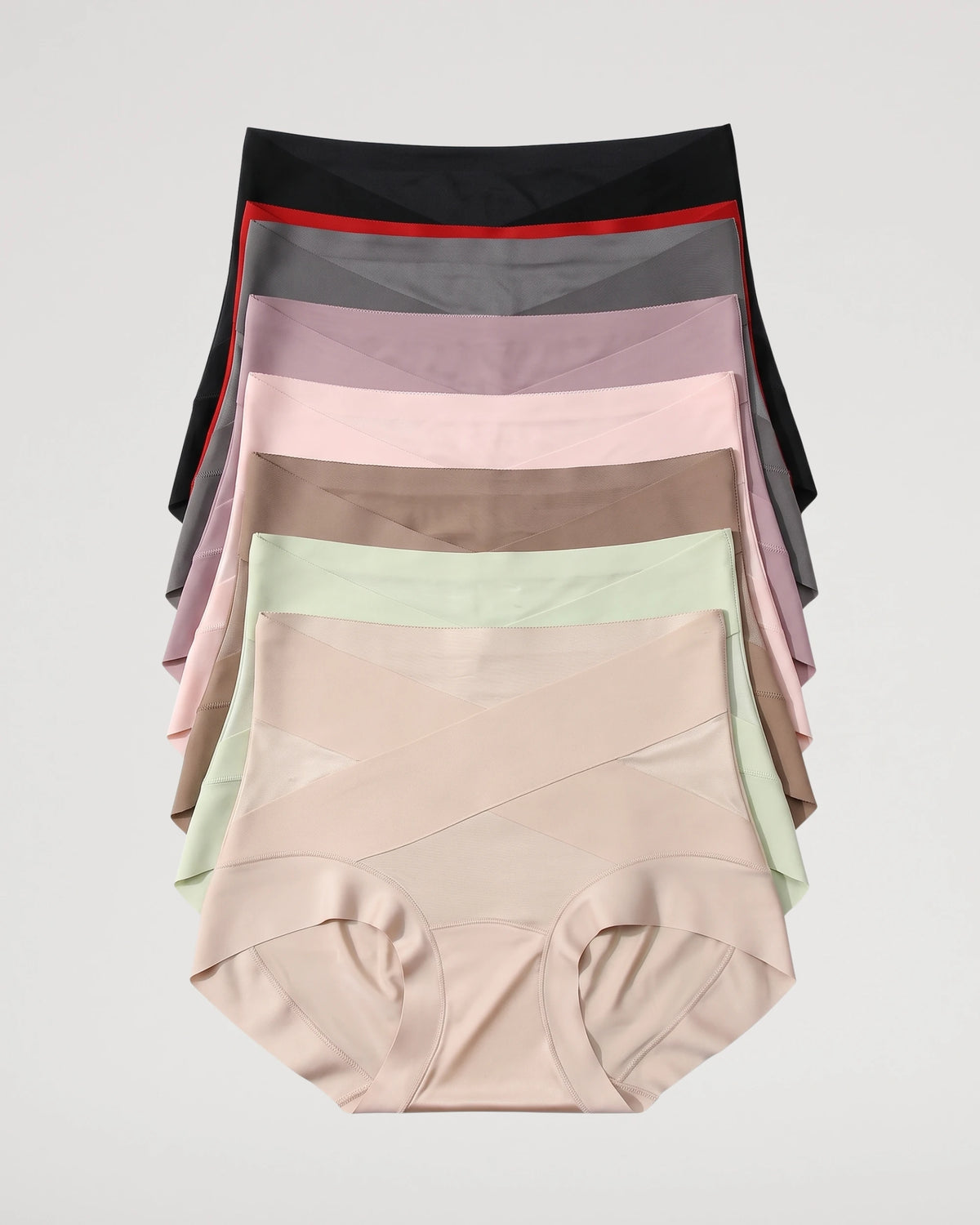 High-Waist Cross Compression Shaping Panties
