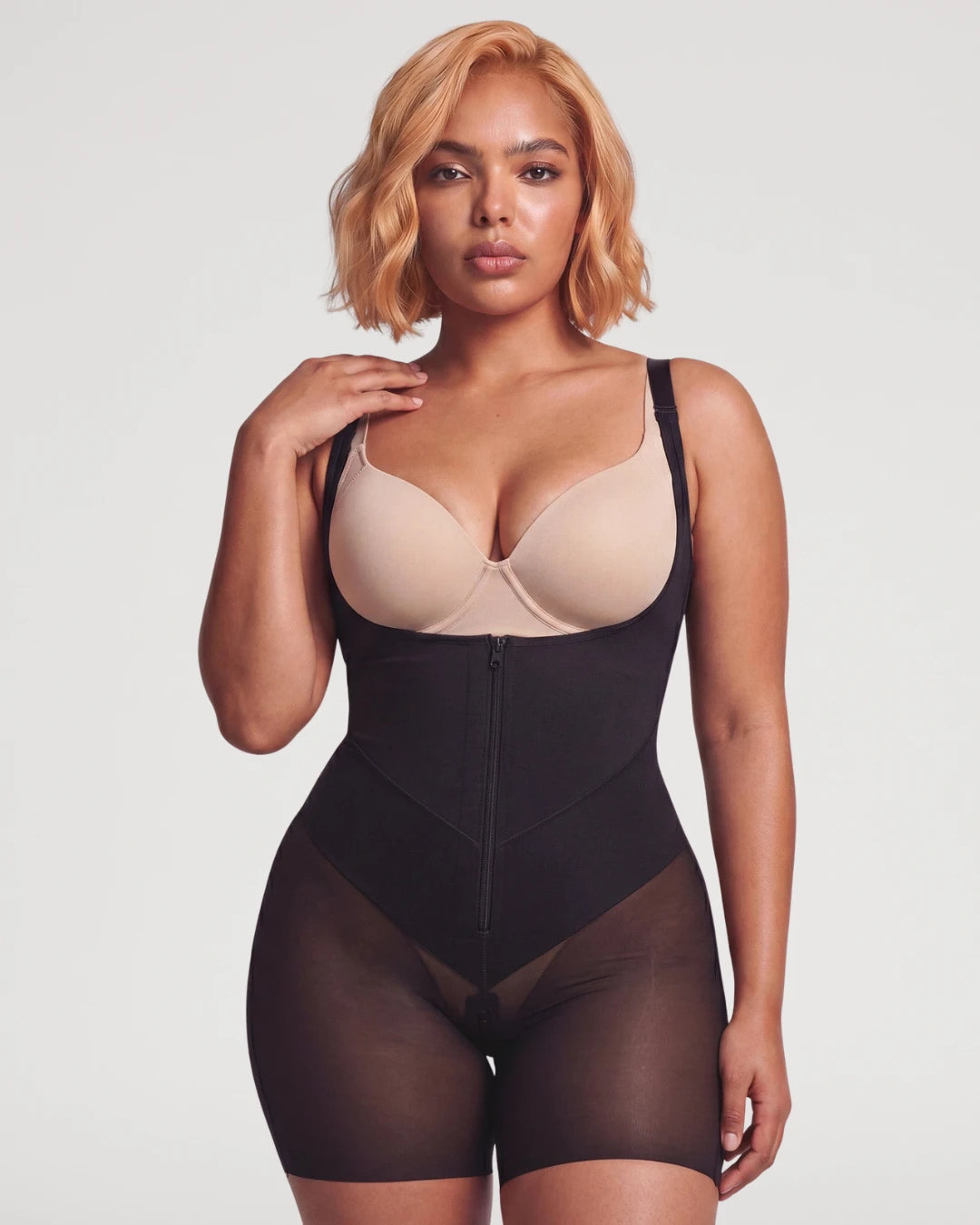 U-Shaped Full-Body Sculpting Faja Bodysuit