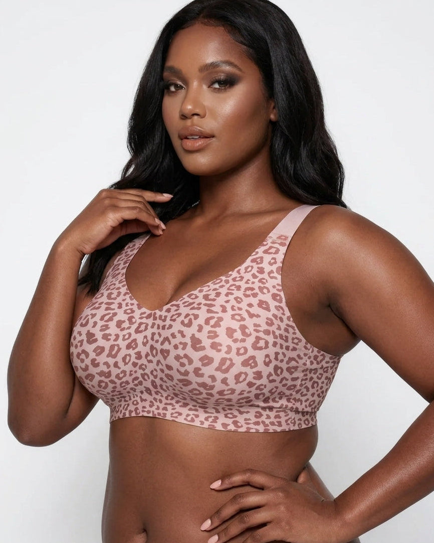 Wireless Full-Coverage Seamless Push-Up Jelly Bra