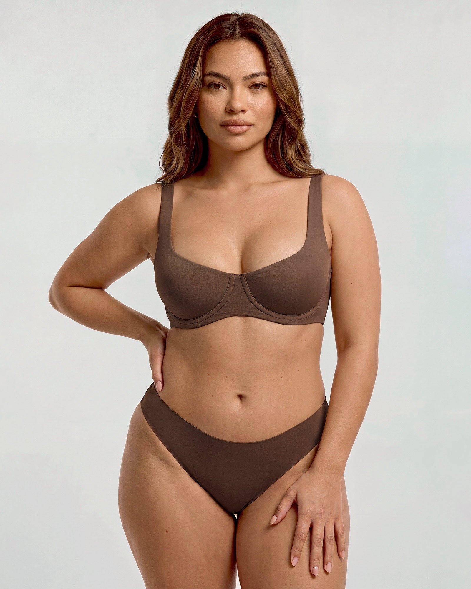 Seamless Unlined Balconette Underwired Bra