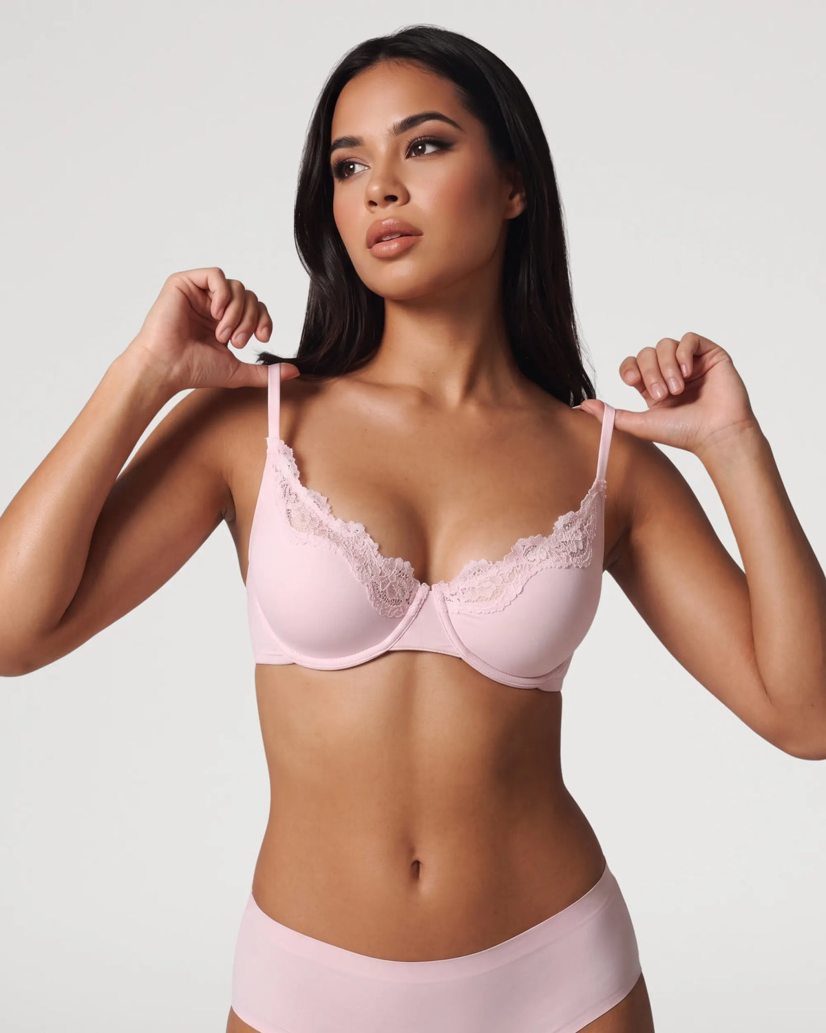 Lace Unlined Underwire Scoop Bra