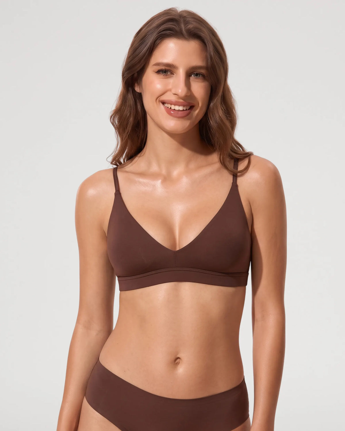 Unlined Wirefree Pull-On Triangle Bralette