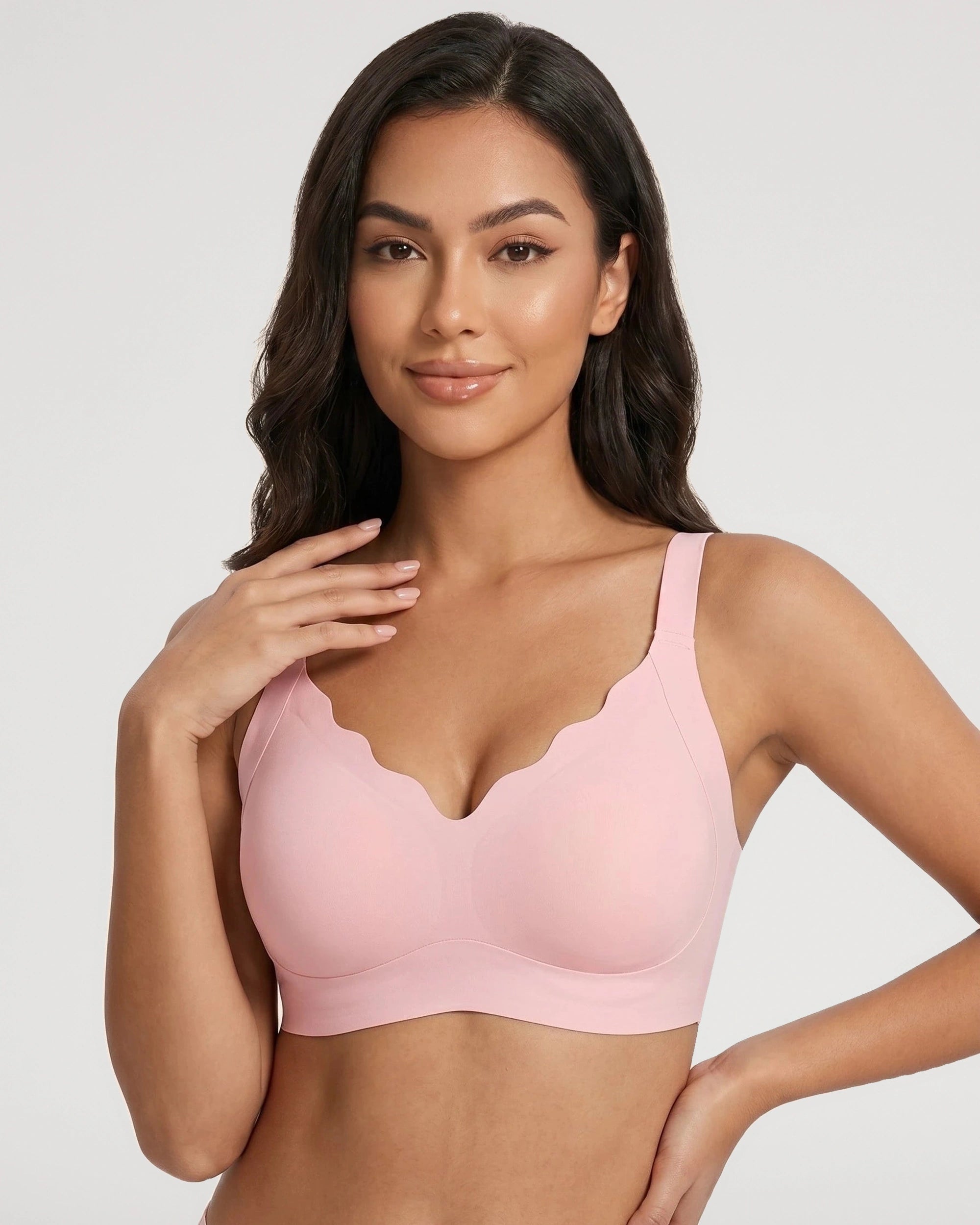 Side profile showing the bra shape | LilyCurve