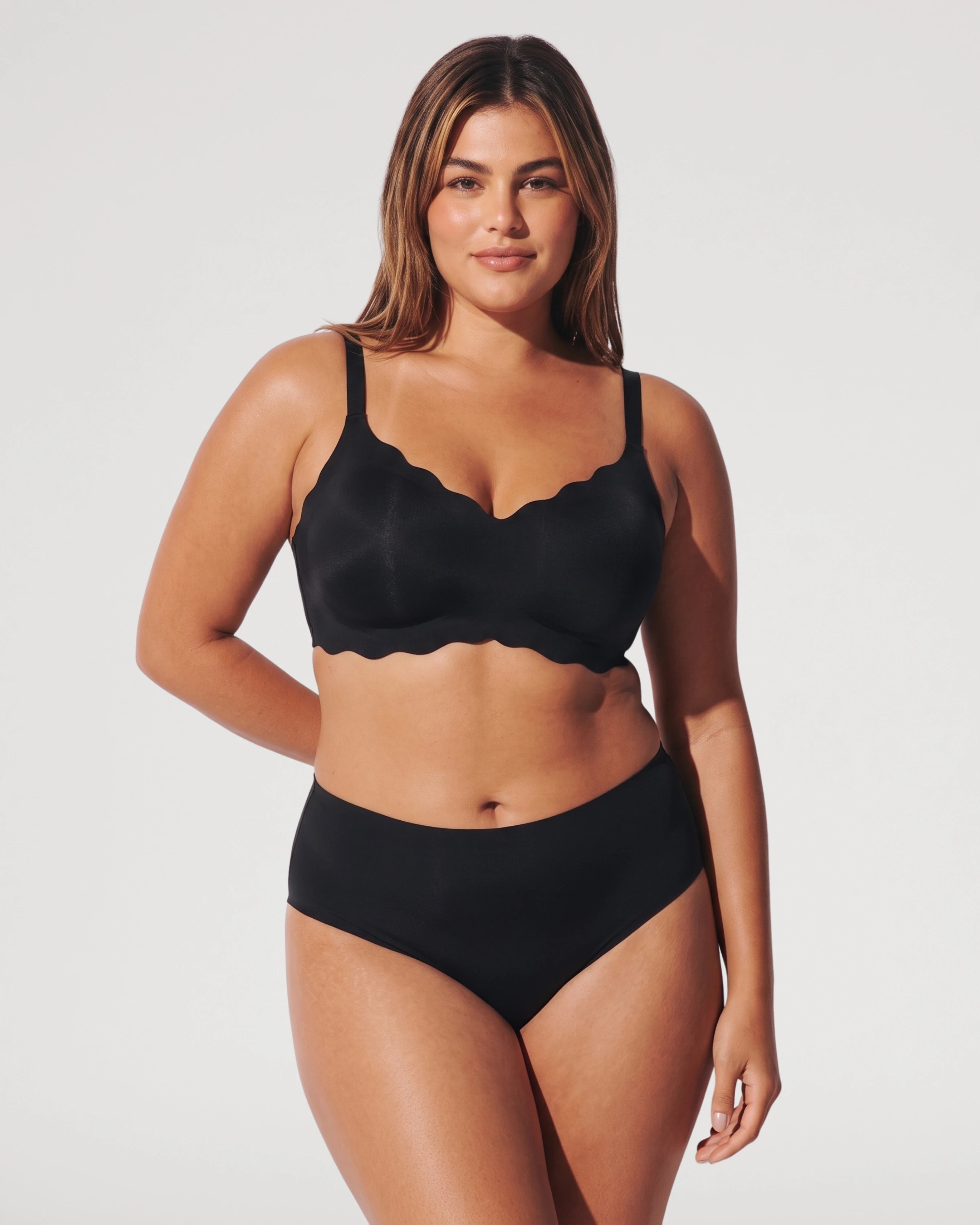 Soutien-gorge en gelée festonnée sans coutures