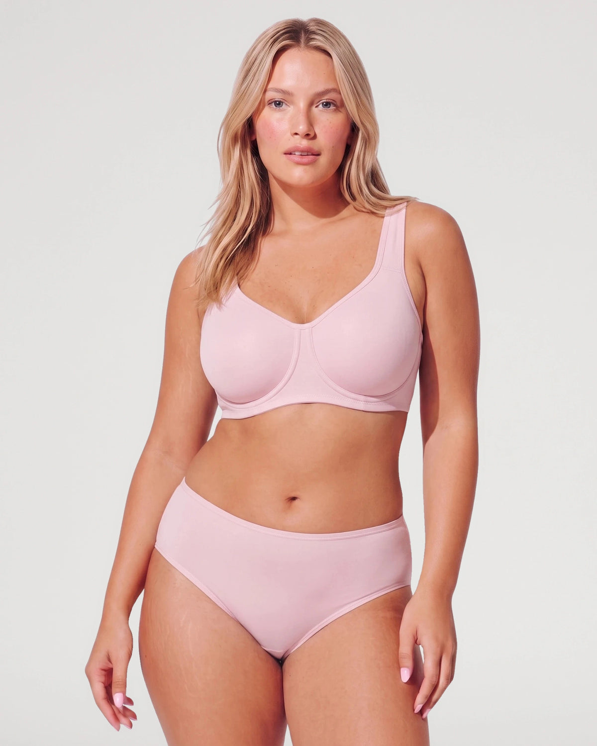 Side profile showing the bra shape | LilyCurve