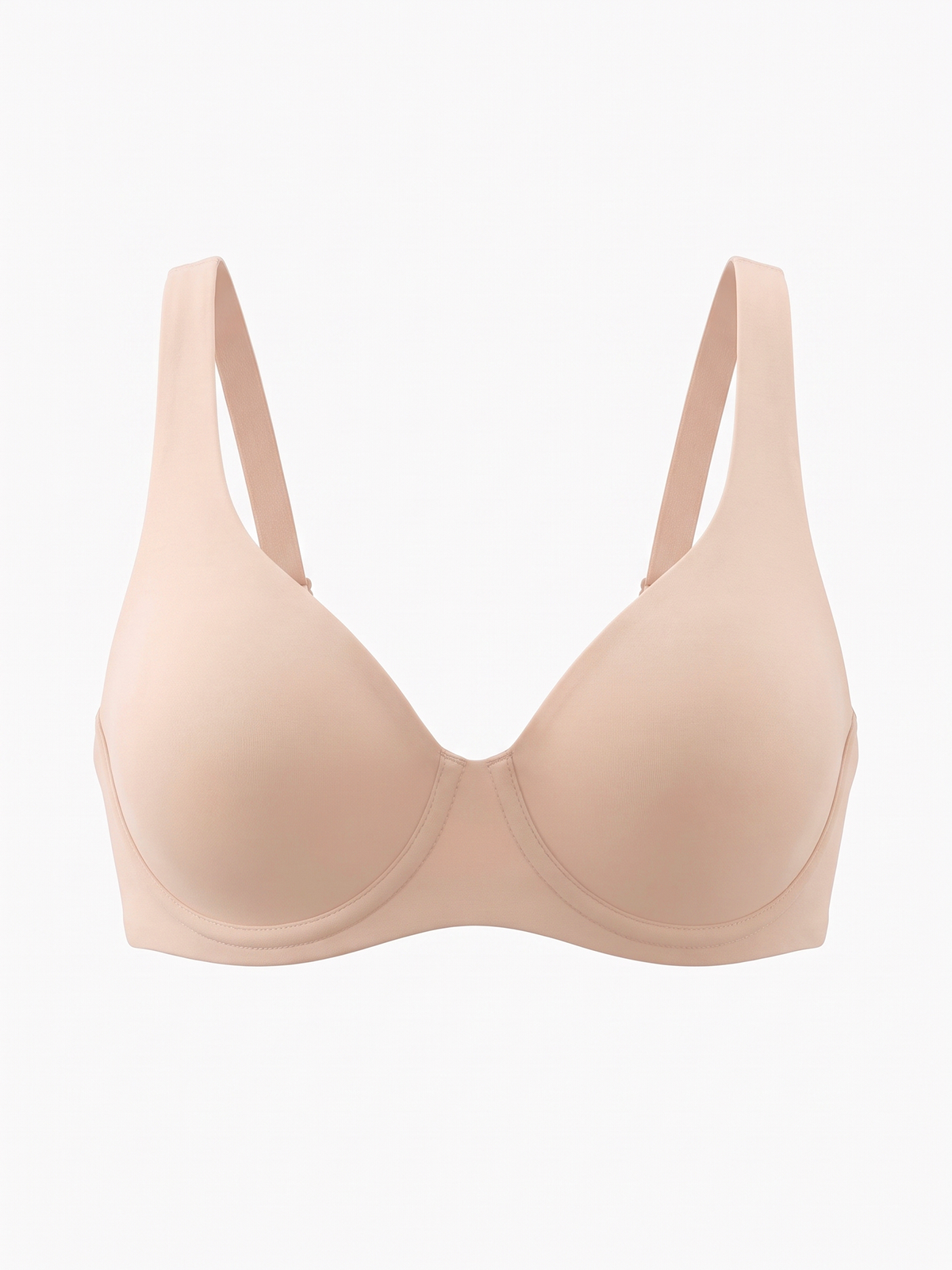 Soutien-gorge balconnet sans couture et sans doublure à armatures