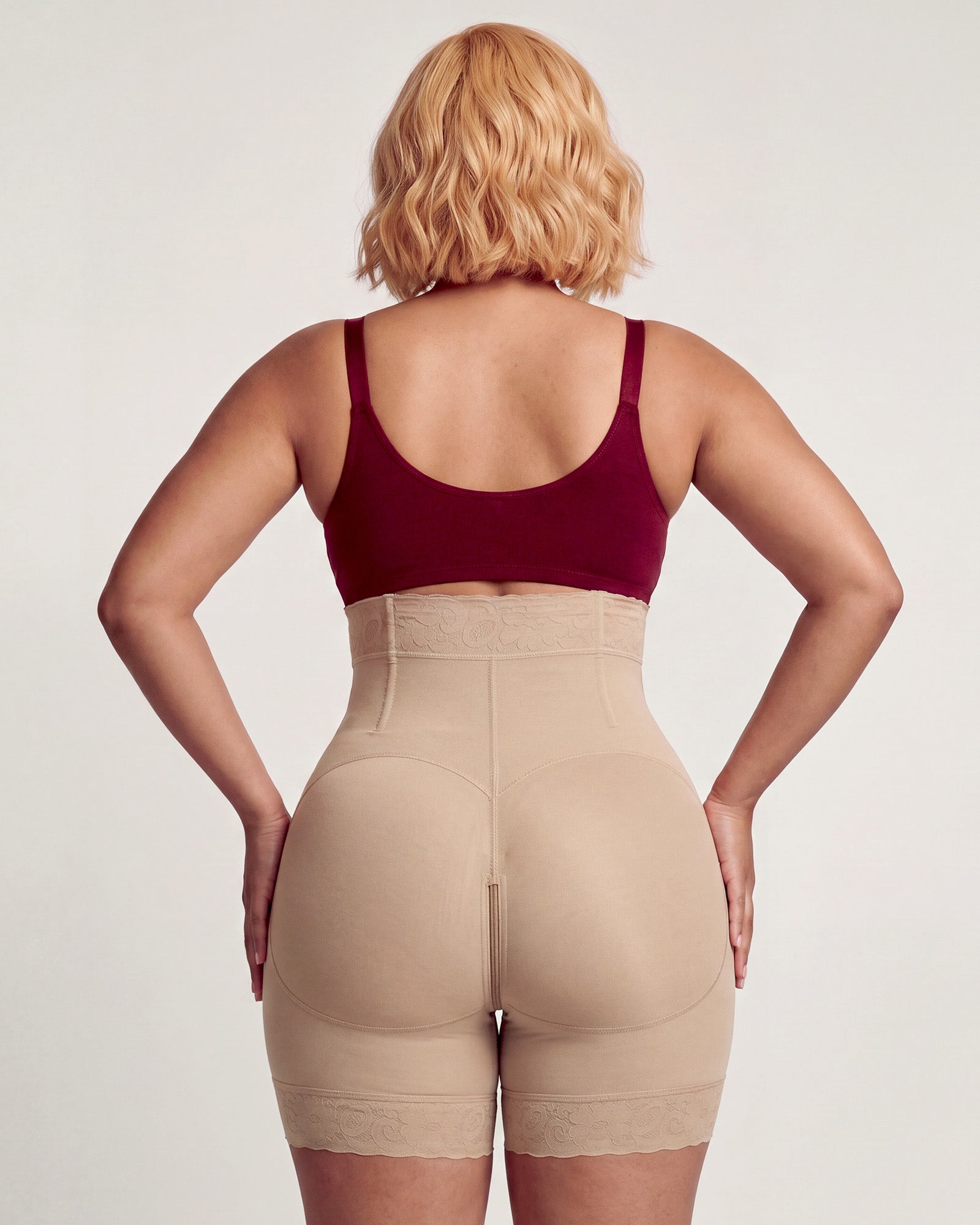 Sculpting High-Waisted Tummy Control Butt Lifter Shorts