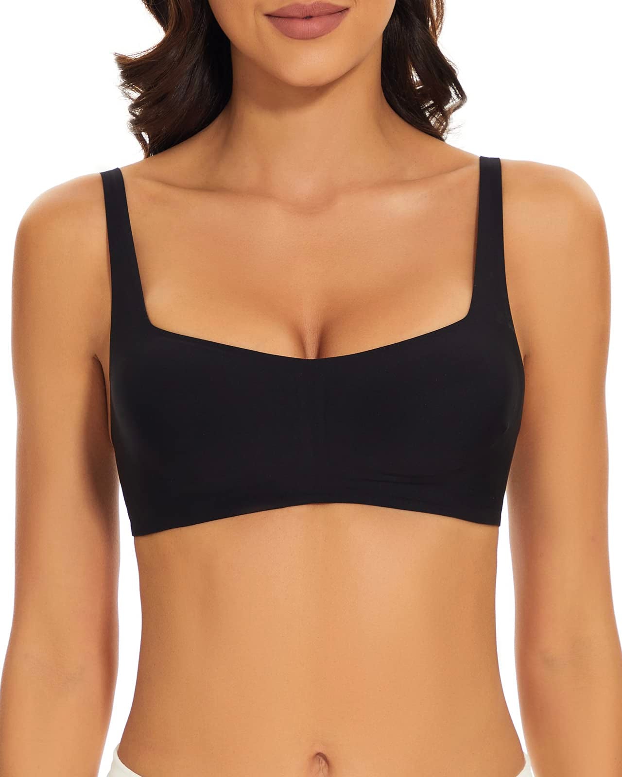 Seamless Square Neck Bralette & Panty Set