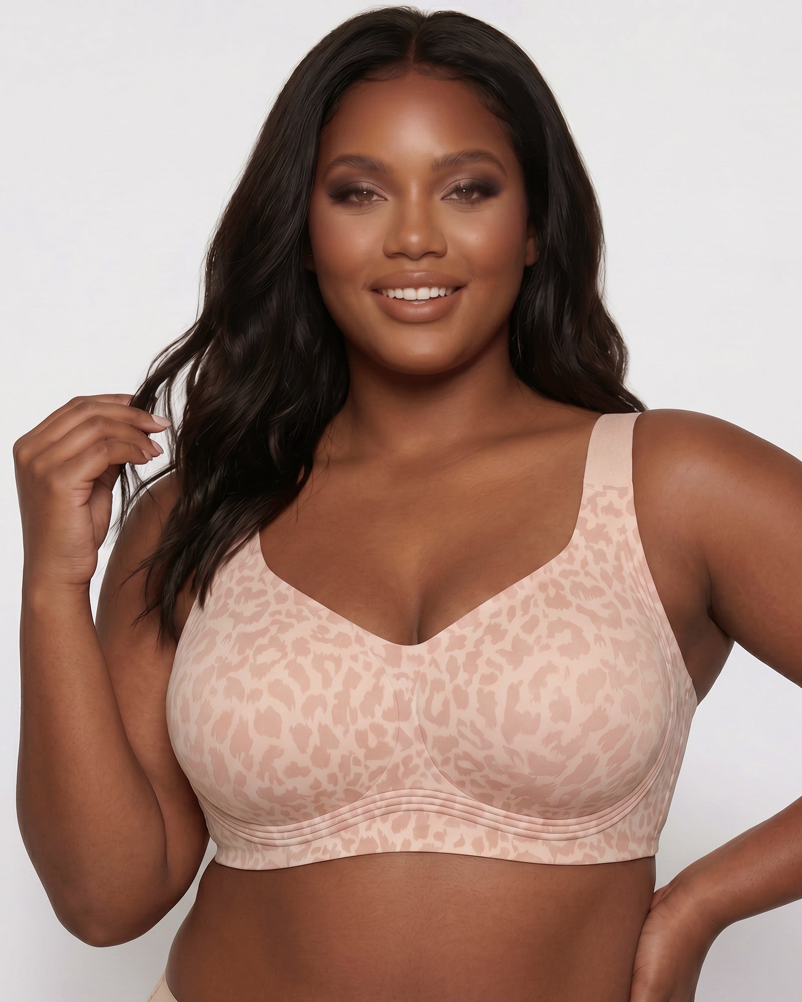 Wireless Full-Coverage Seamless Push-Up Jelly Bra