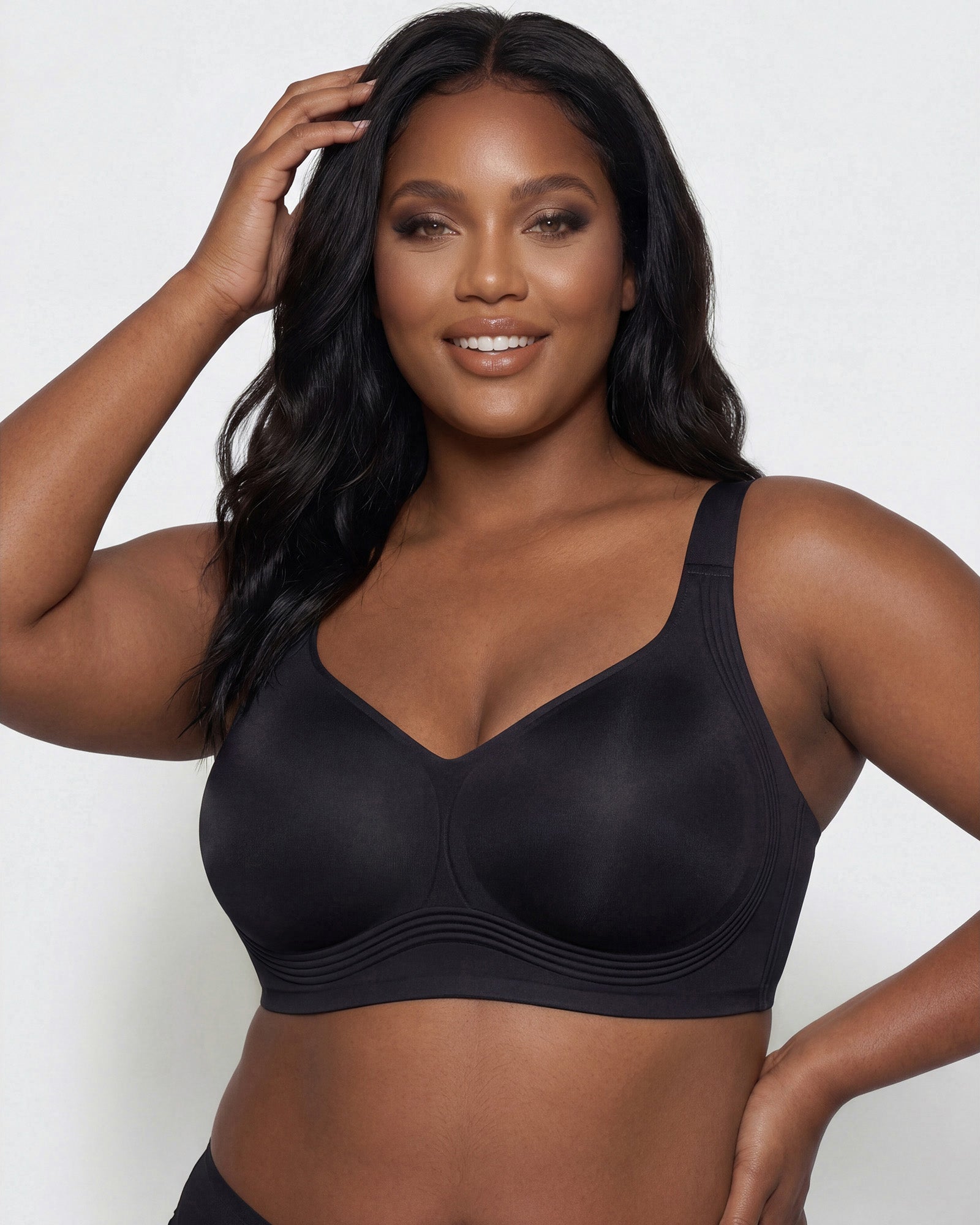 Wireless Full-Coverage Seamless Push-Up Jelly Bra