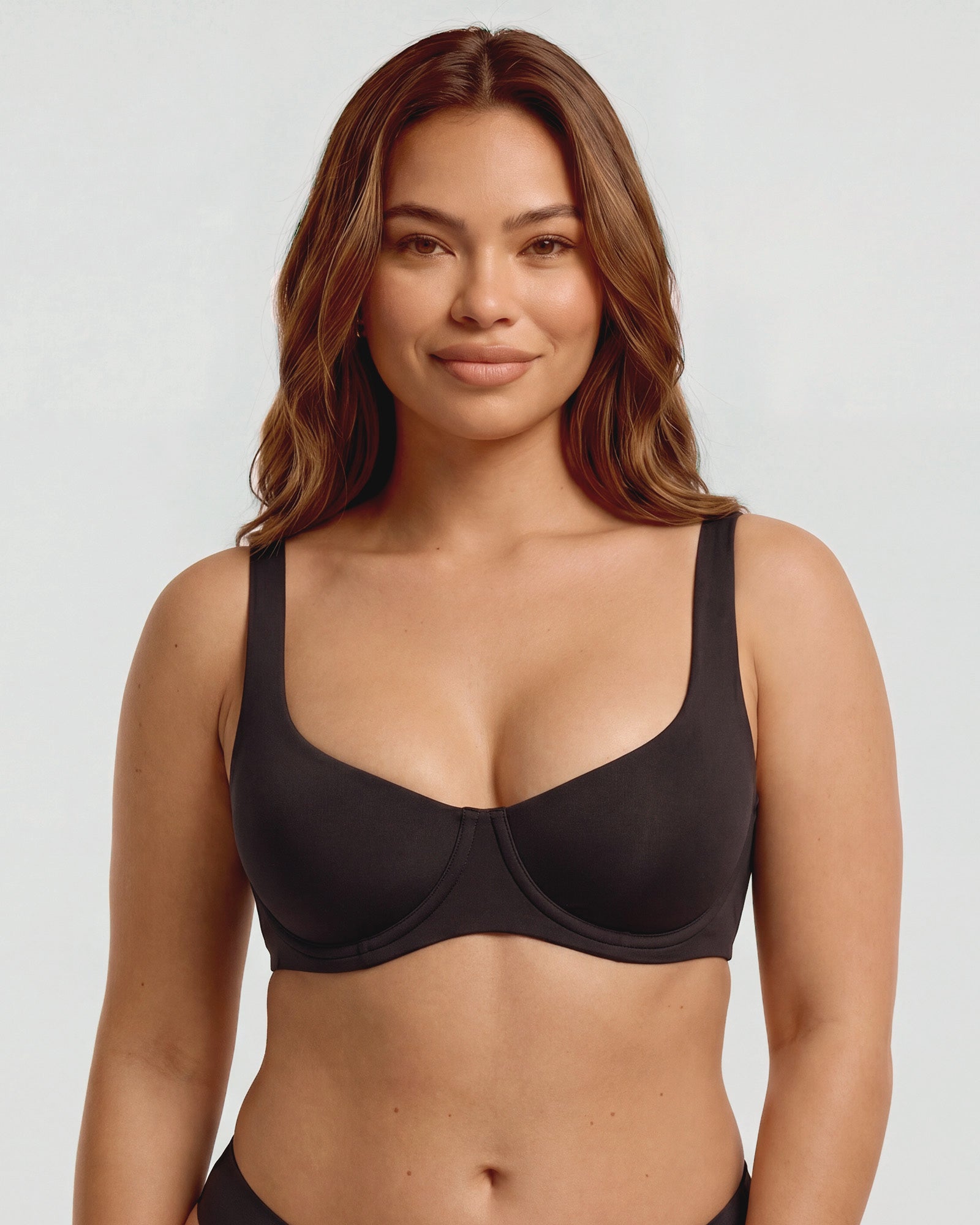 Seamless Unlined Balconette Underwired Bra