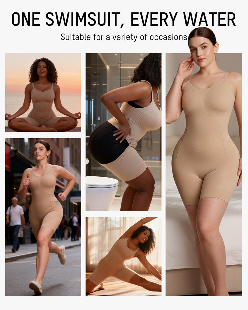 LilyCurve Easyslide Sculpting Bodysuit in BK