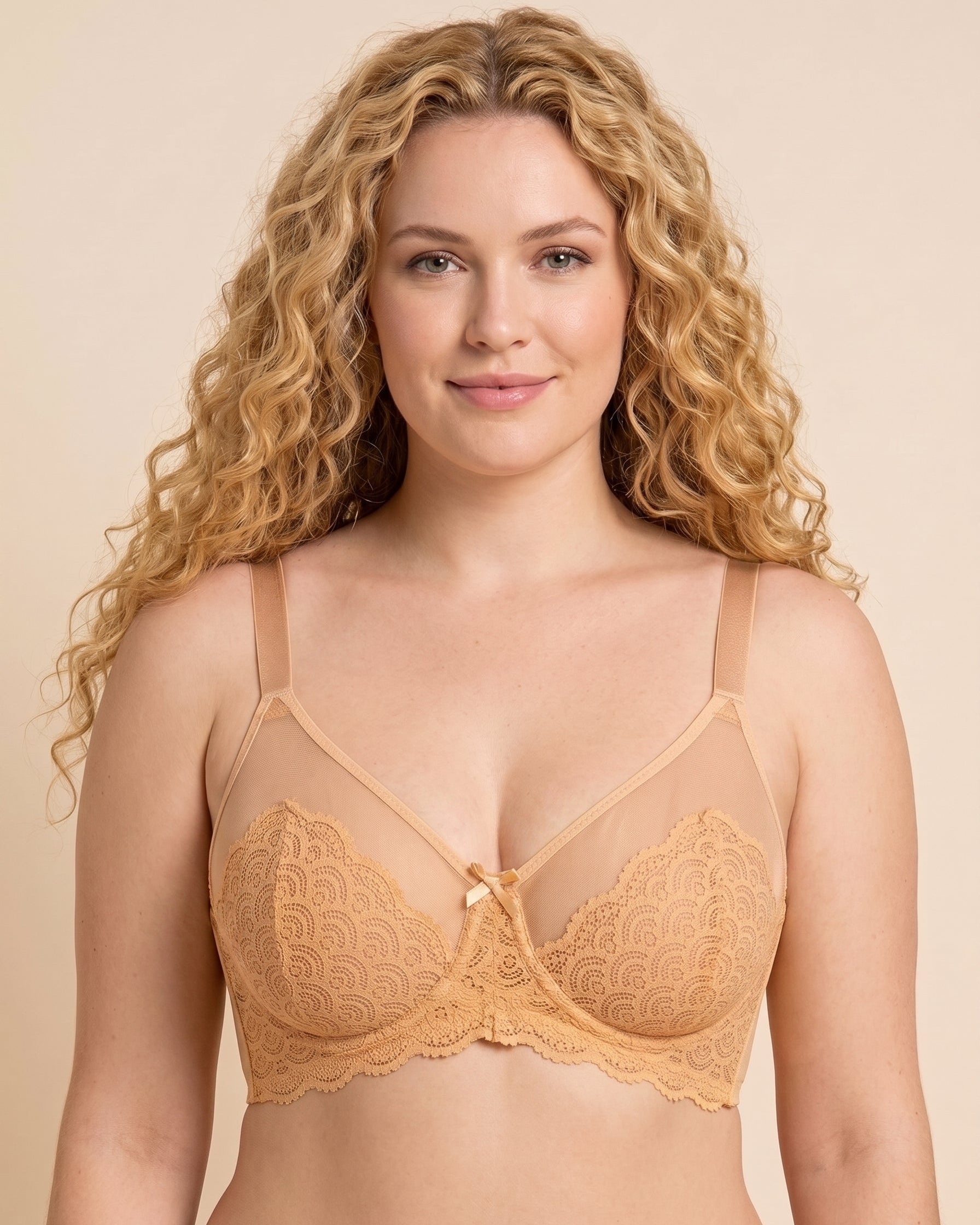 Lace Unlined Underwired Minimizer Bra