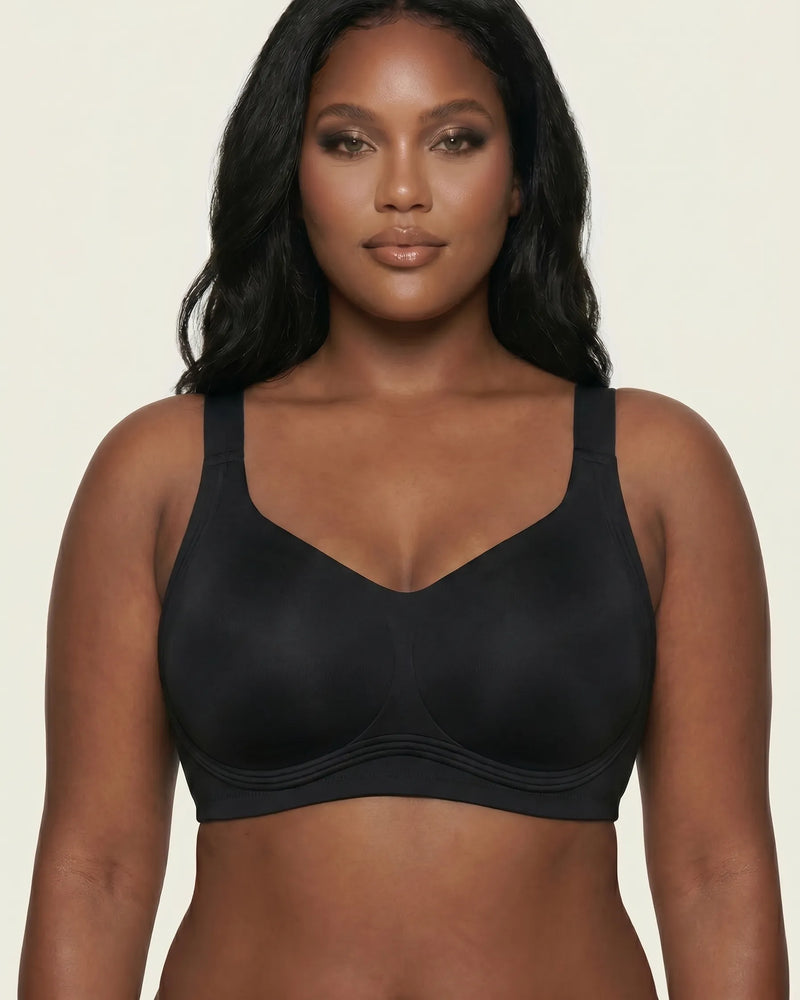 Soutien-gorge push-up en gel sans fil, sans coutures et entièrement couvrant