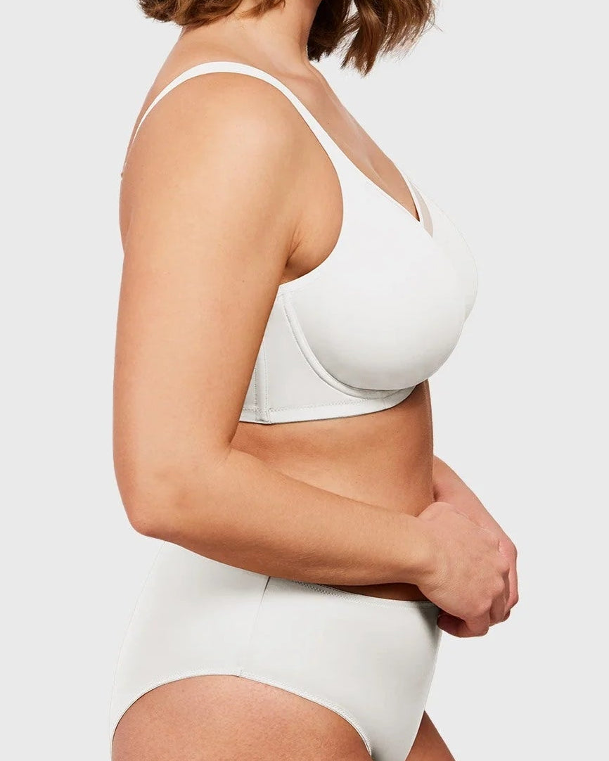 Full-Coverage Unlined Minimizer Underwire Bra