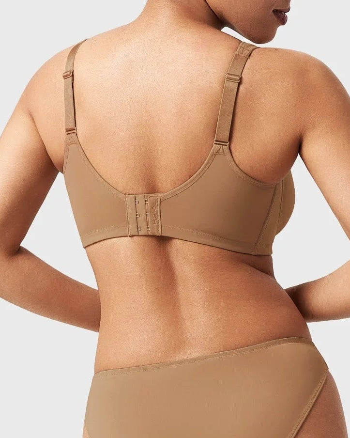 Full-Coverage Unlined Minimizer Underwire Bra
