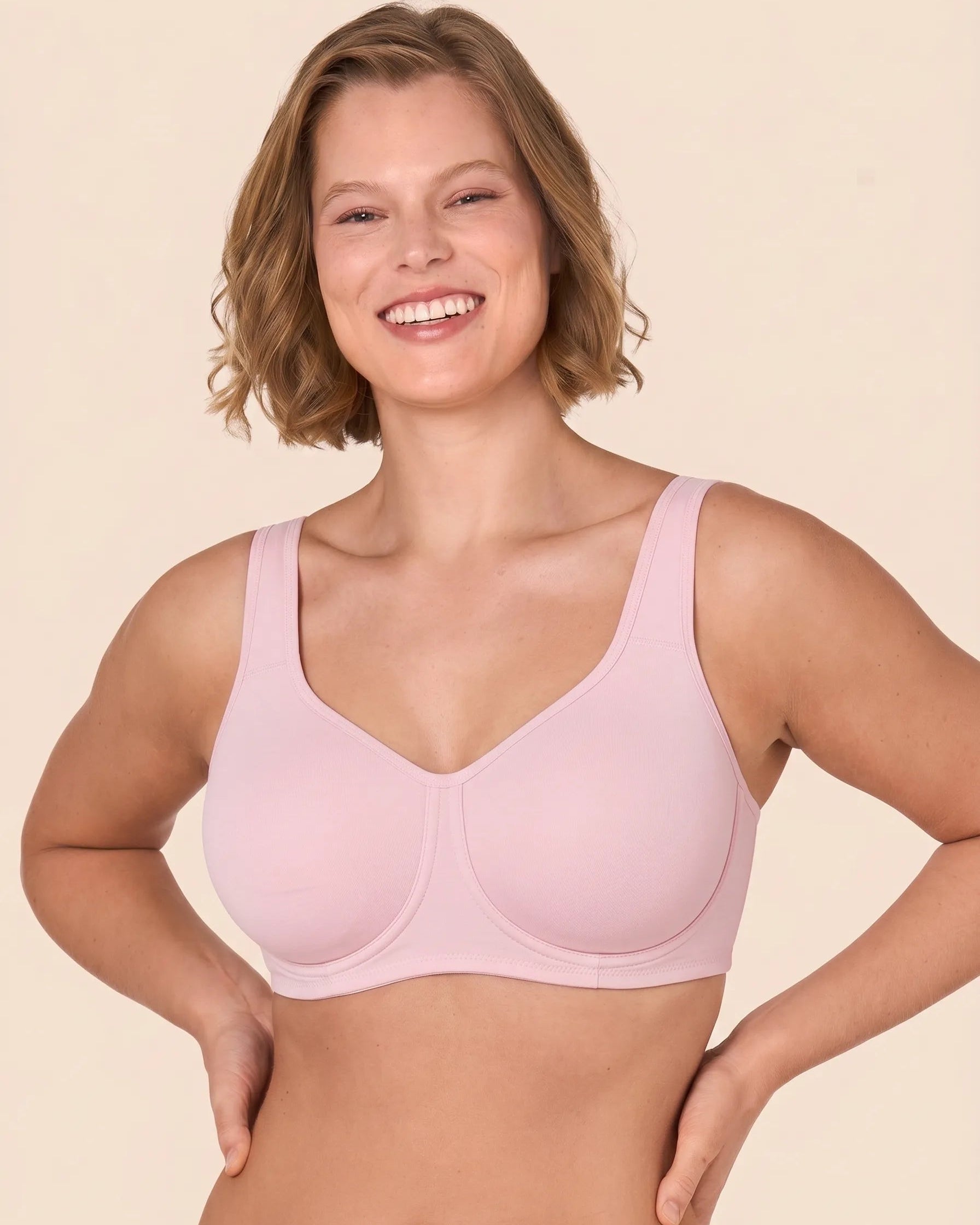 Soutien-gorge sans doublure avec armatures à couvrance totale