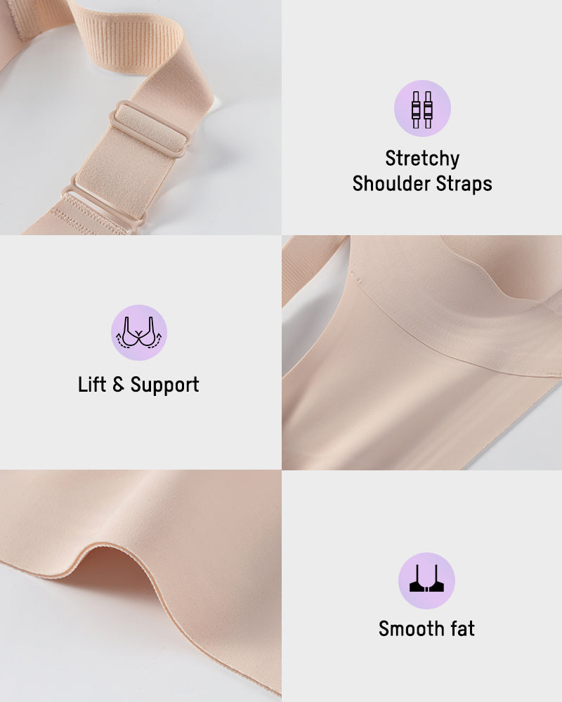 CloudLift™ Jelly Support Wireless Bra - Black - View 11