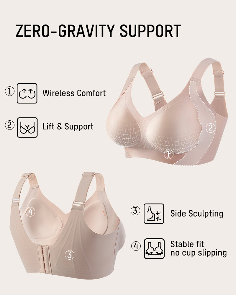 CloudLift™ Jelly Support Wireless Bra - Black - View 9