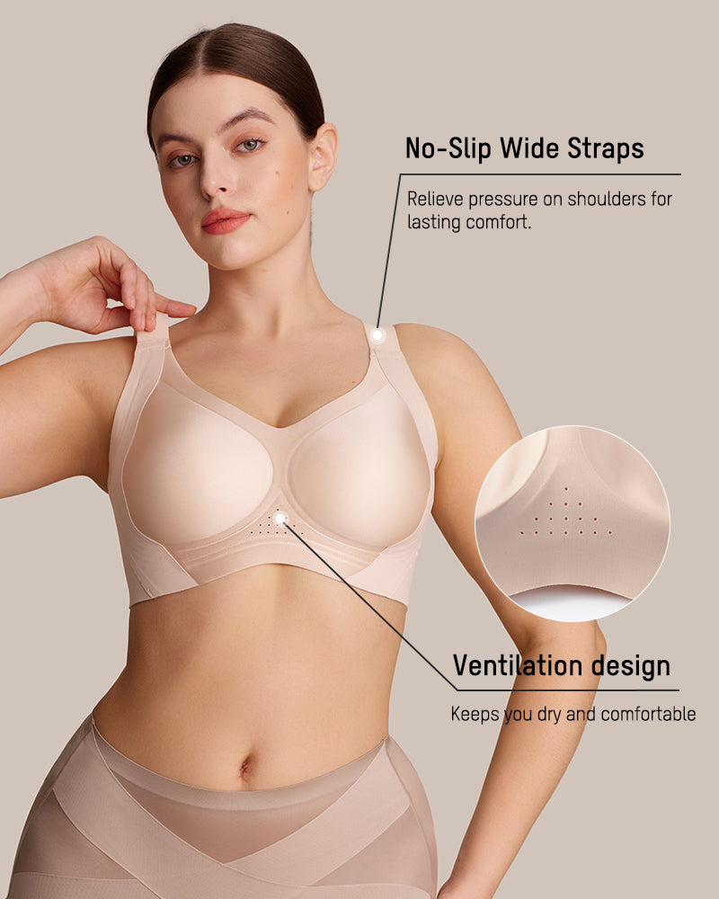 CloudLift™ Jelly Support Wireless Bra - Sand - View 4