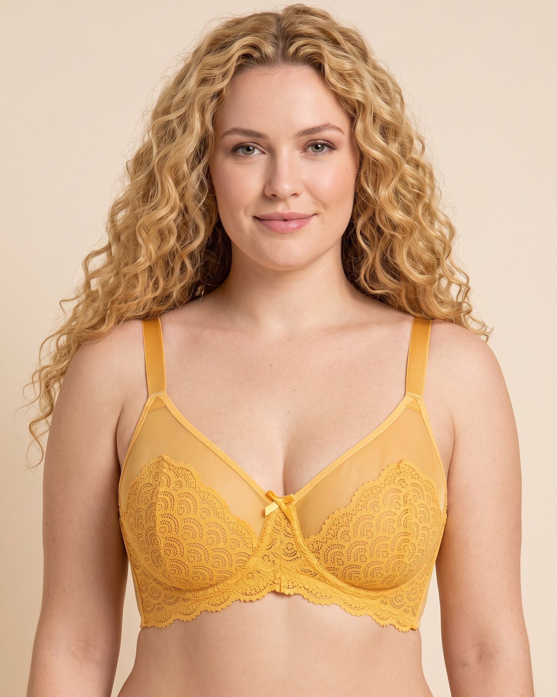 Lace Unlined Underwired Minimizer Bra