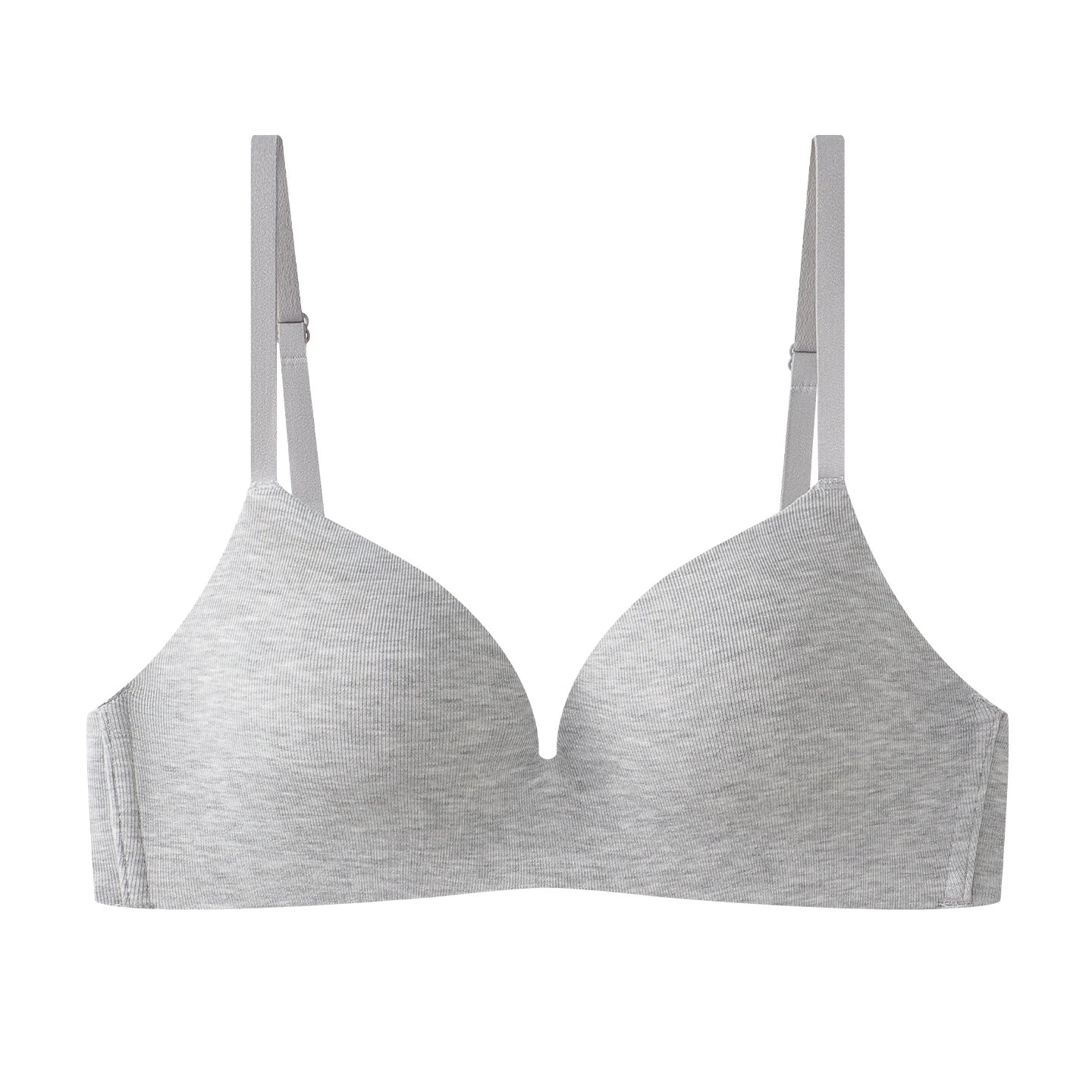 Wireless Deep Plunge Bra Soft Foamed Cups Comfort Bralette