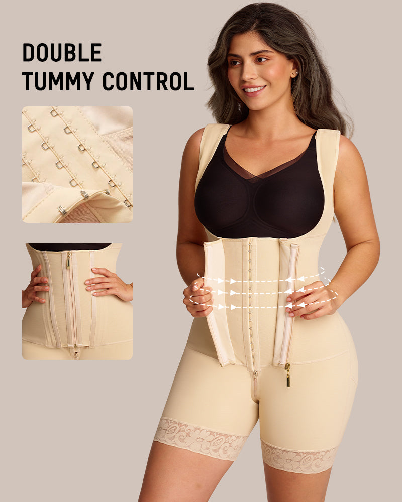 LilyCurve Post Surgery Tummy Tuck Compression Garment in NU