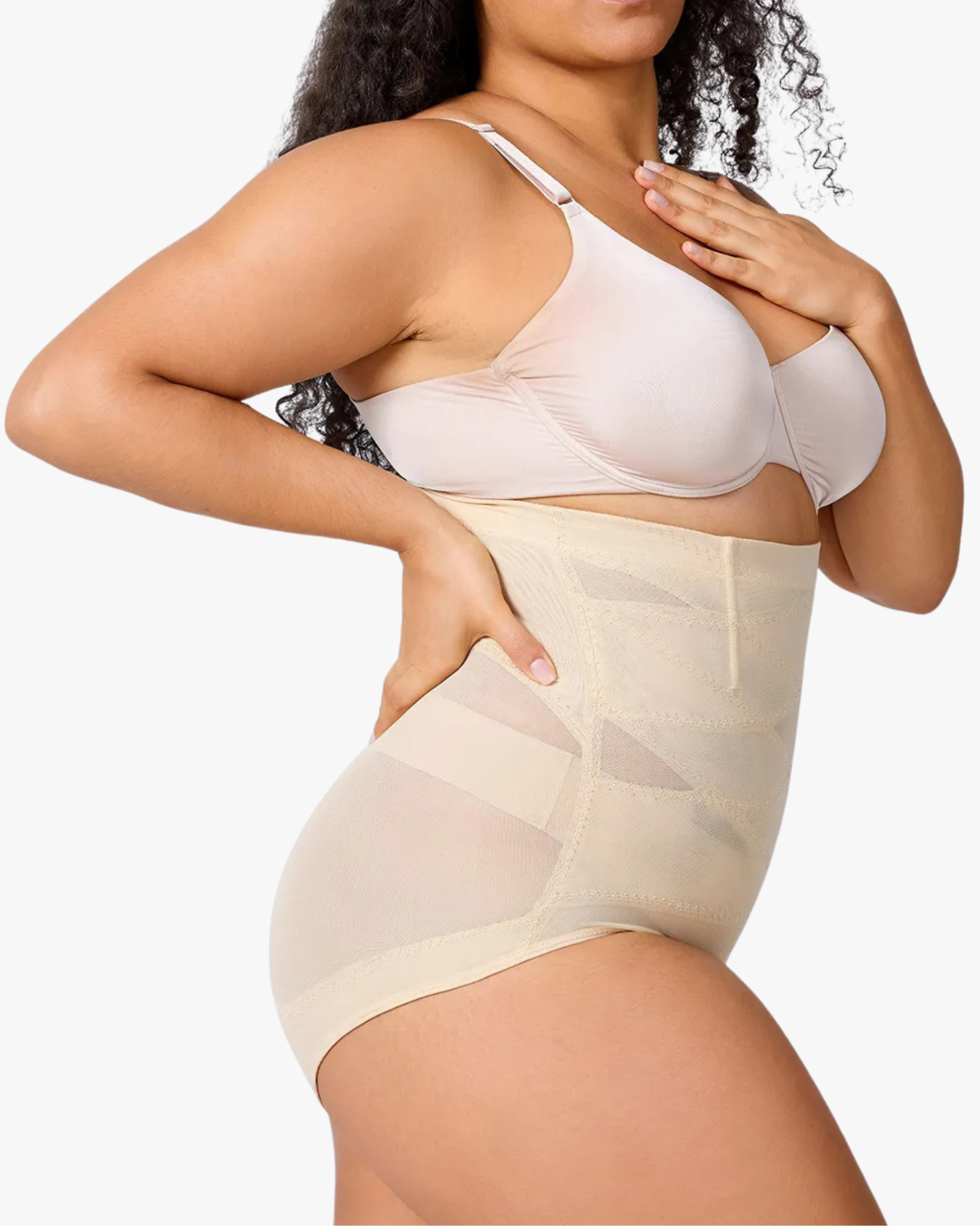 LilyCurve Tummy Control Smoothing Brief in BK