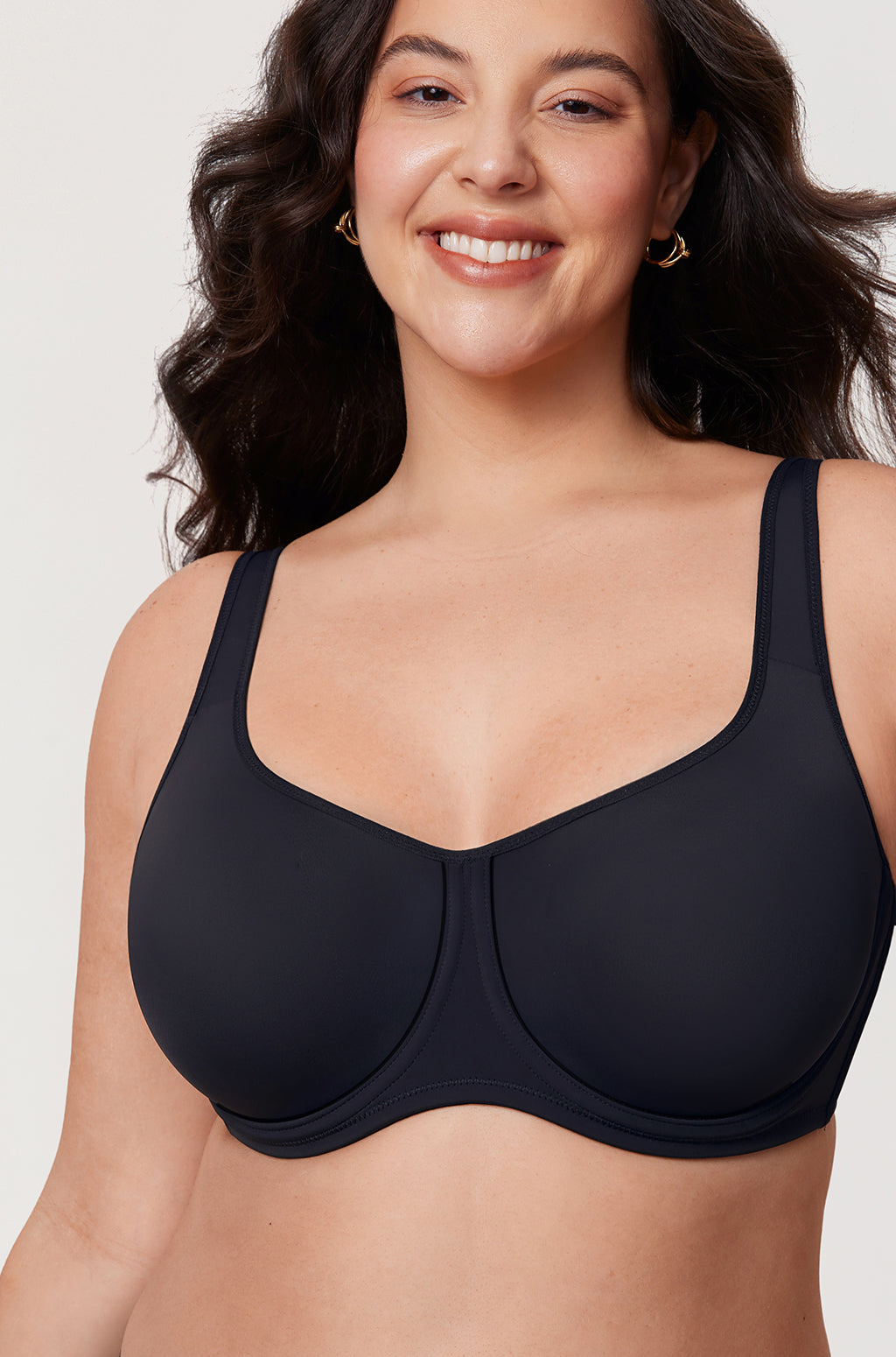 Confishape Supportive Full Coverage Bra - Beige