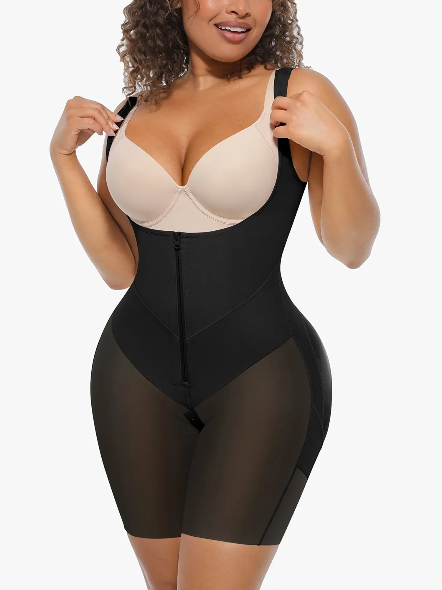 U-Shaped Full-Body Sculpting Faja Bodysuit