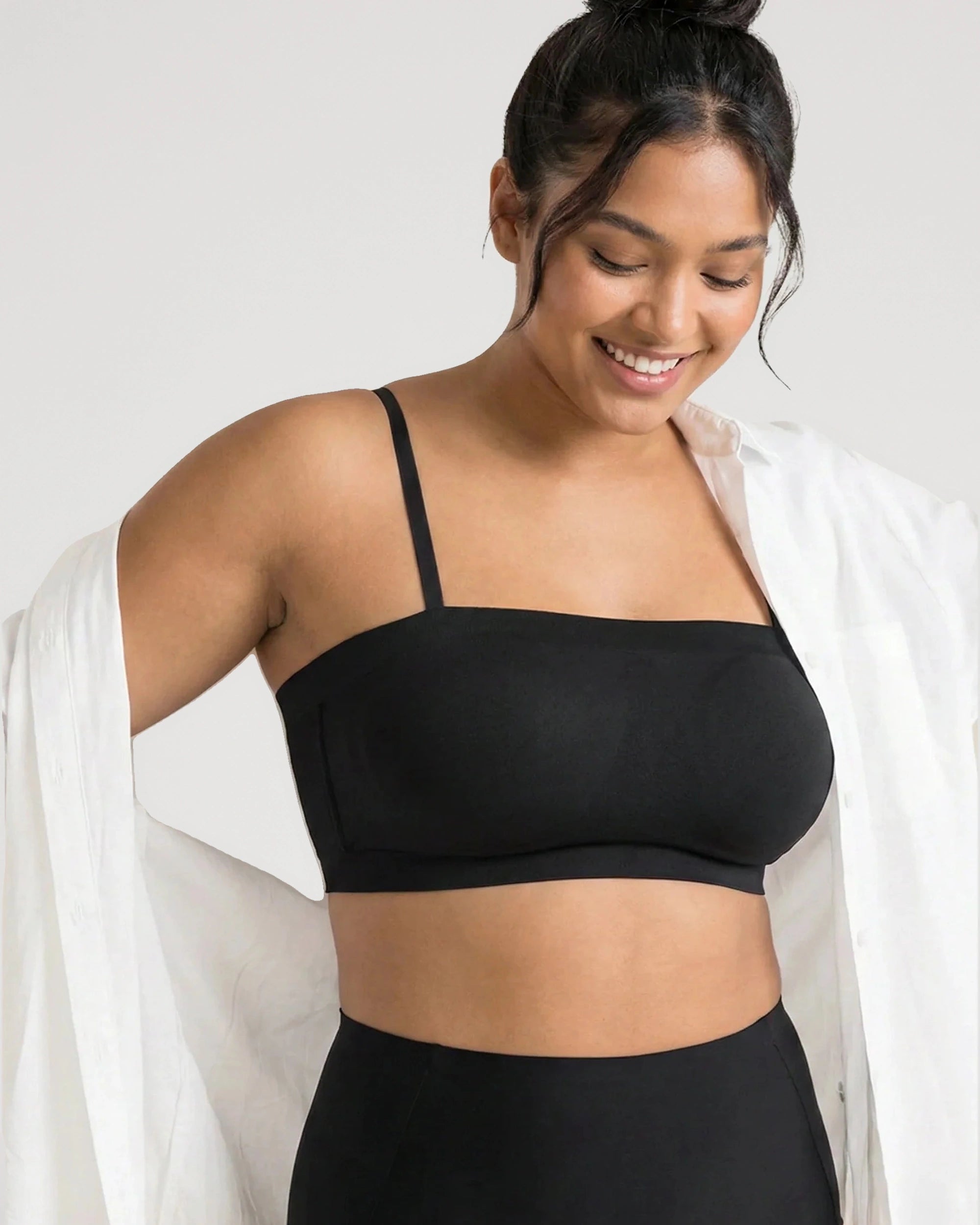 Strap and neckline view for the bra | LilyCurve