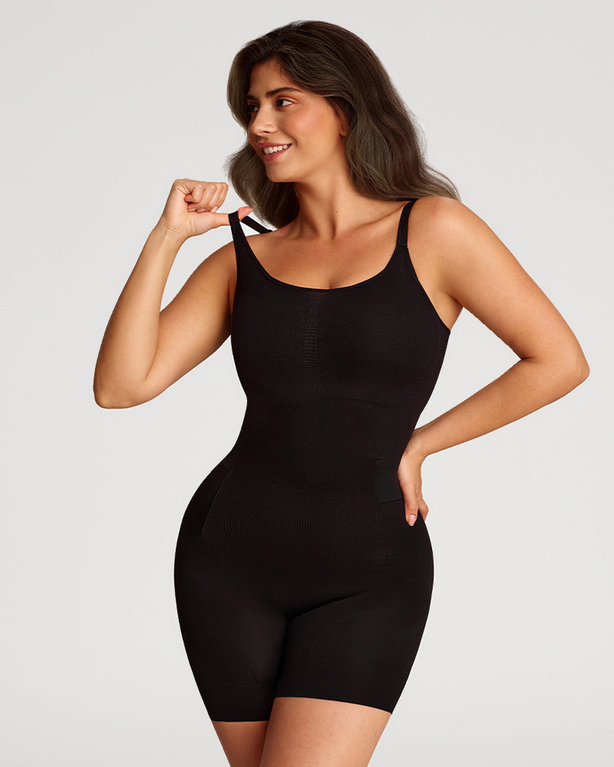 Soft contour view of the Seamless Full Body Sculpting Bodysuit | LilyCurve