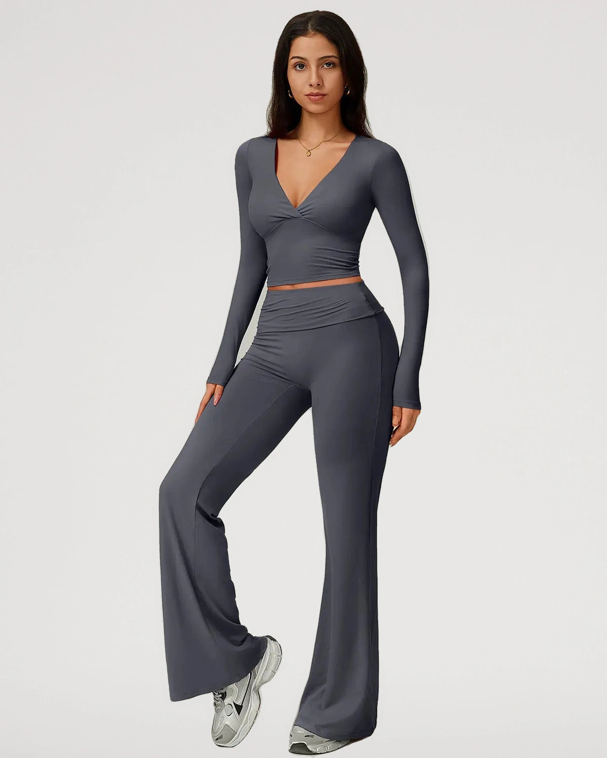 Everyday styling view for this loungewear set | LilyCurve