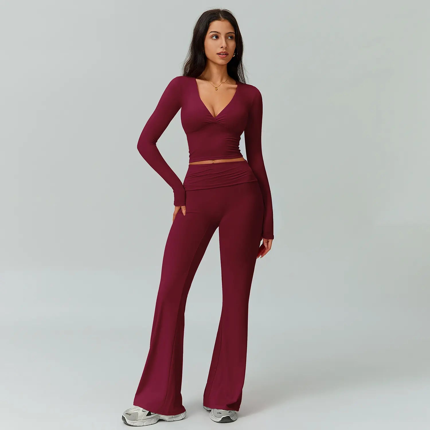 2-Piece High Stretch Sporty Activewear Set