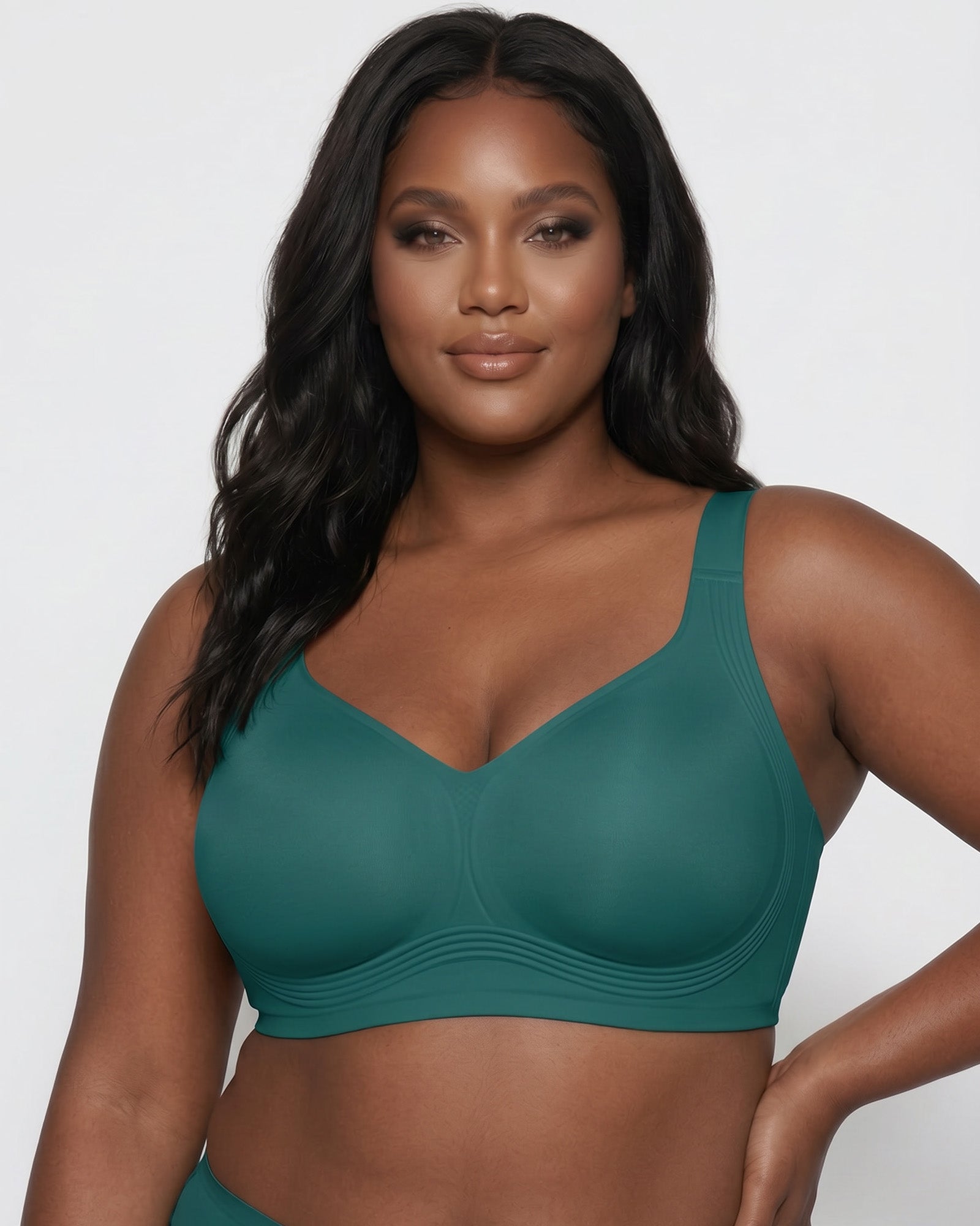 Wireless Full-Coverage Seamless Push-Up Jelly Bra