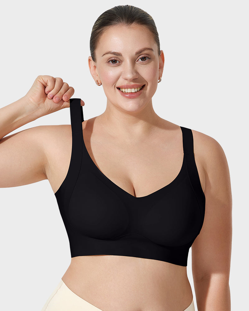 LilyCurve Daily Comfort Wireless Shaper Bra in BK