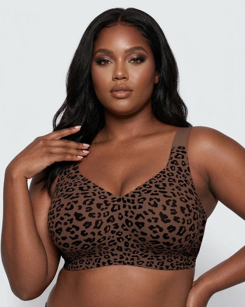 Wireless Full-Coverage Seamless Push-Up Jelly Bra