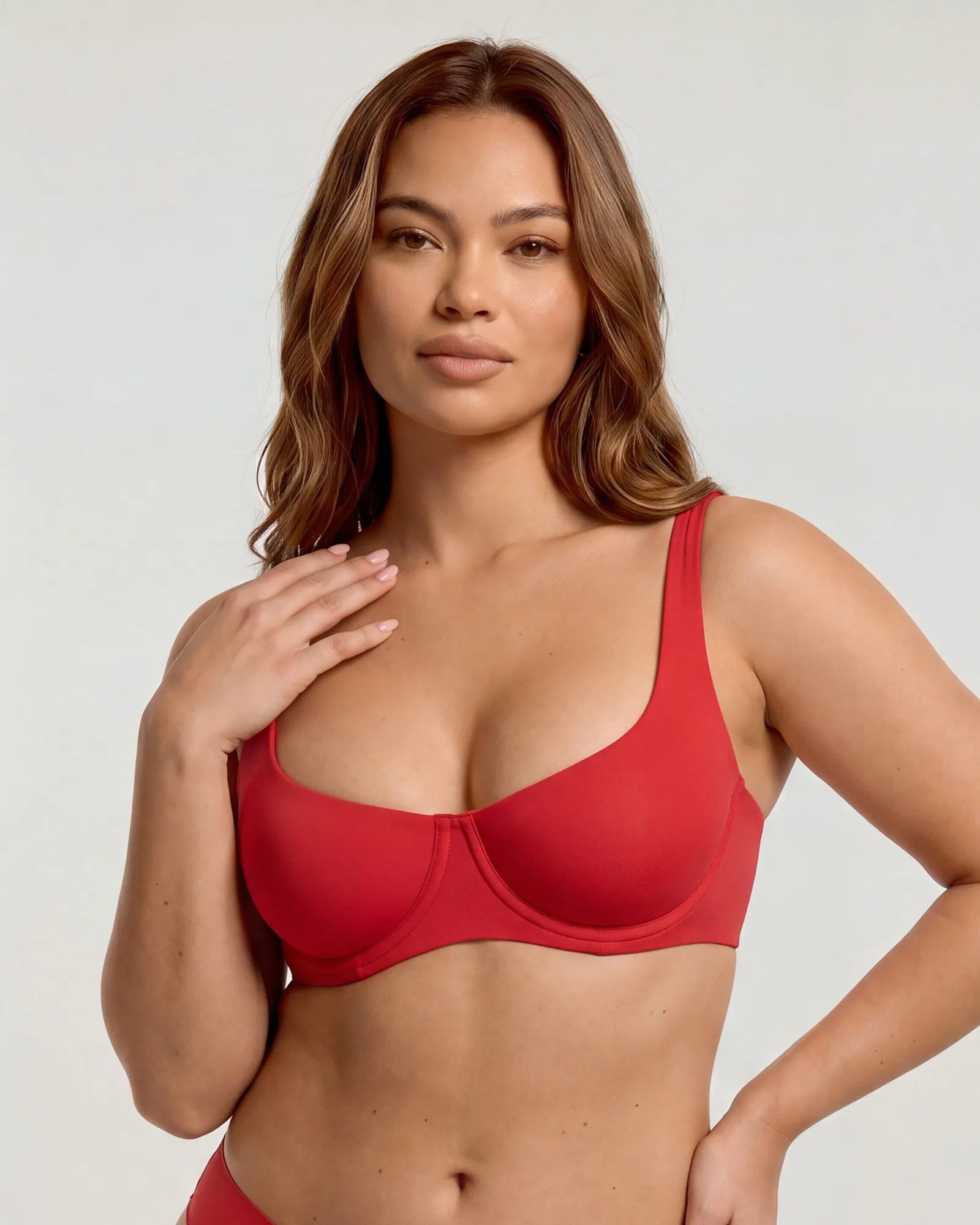 Seamless Unlined Balconette Underwired Bra