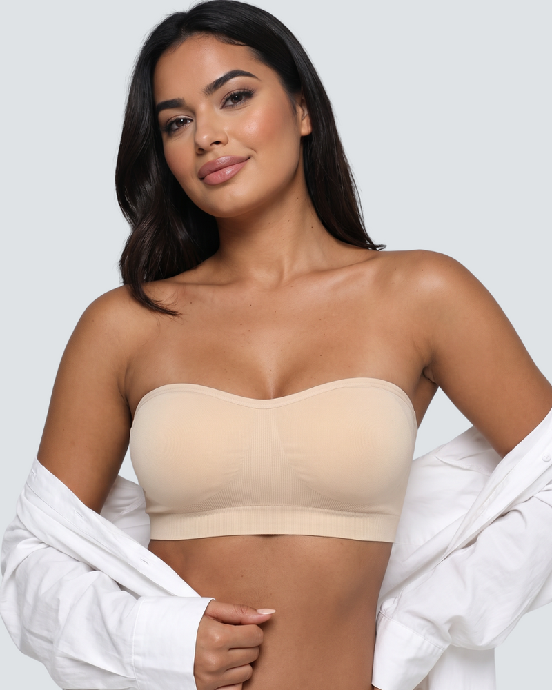 Non Slip Strapless Bra - Black / S
