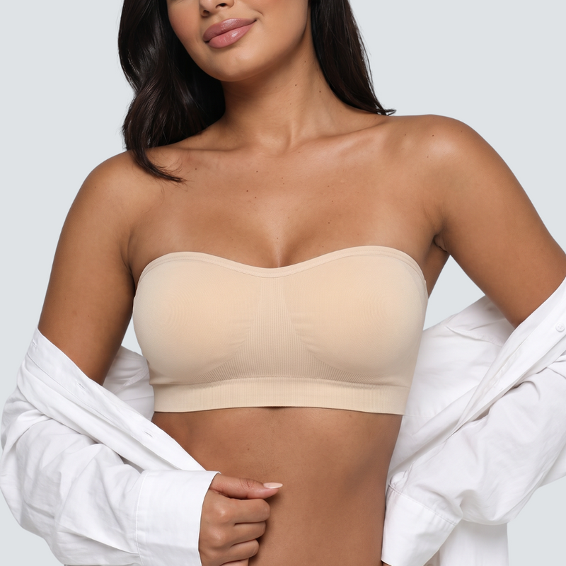 Non Slip Strapless Bra - Black / S