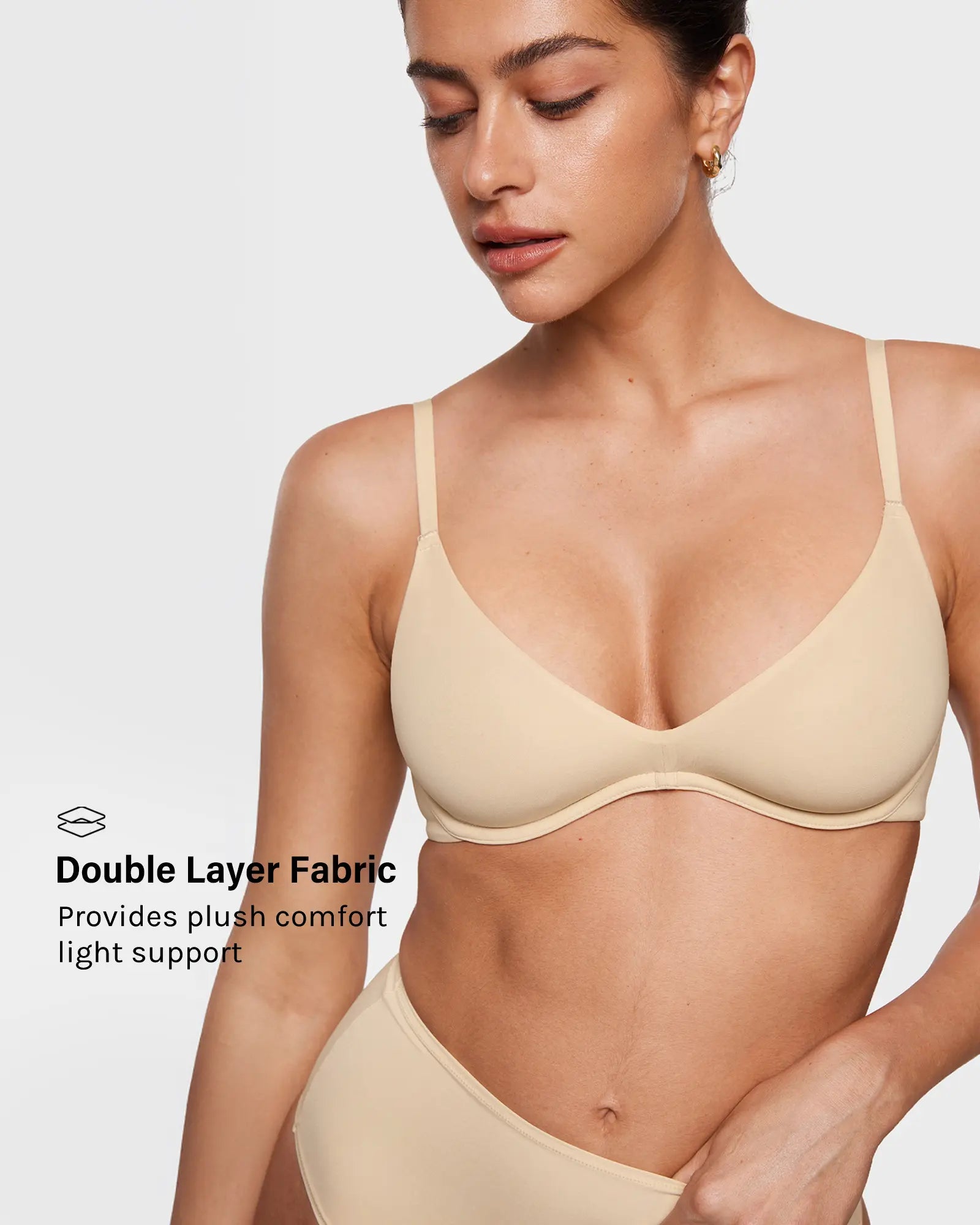 Inbarely Plus Plunge Unlined Balconette Bra