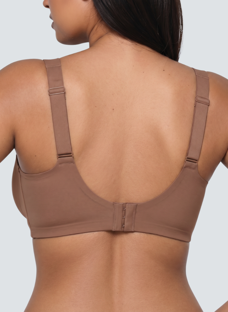 Seamless Scalloped Jelly Bra - Gray / L