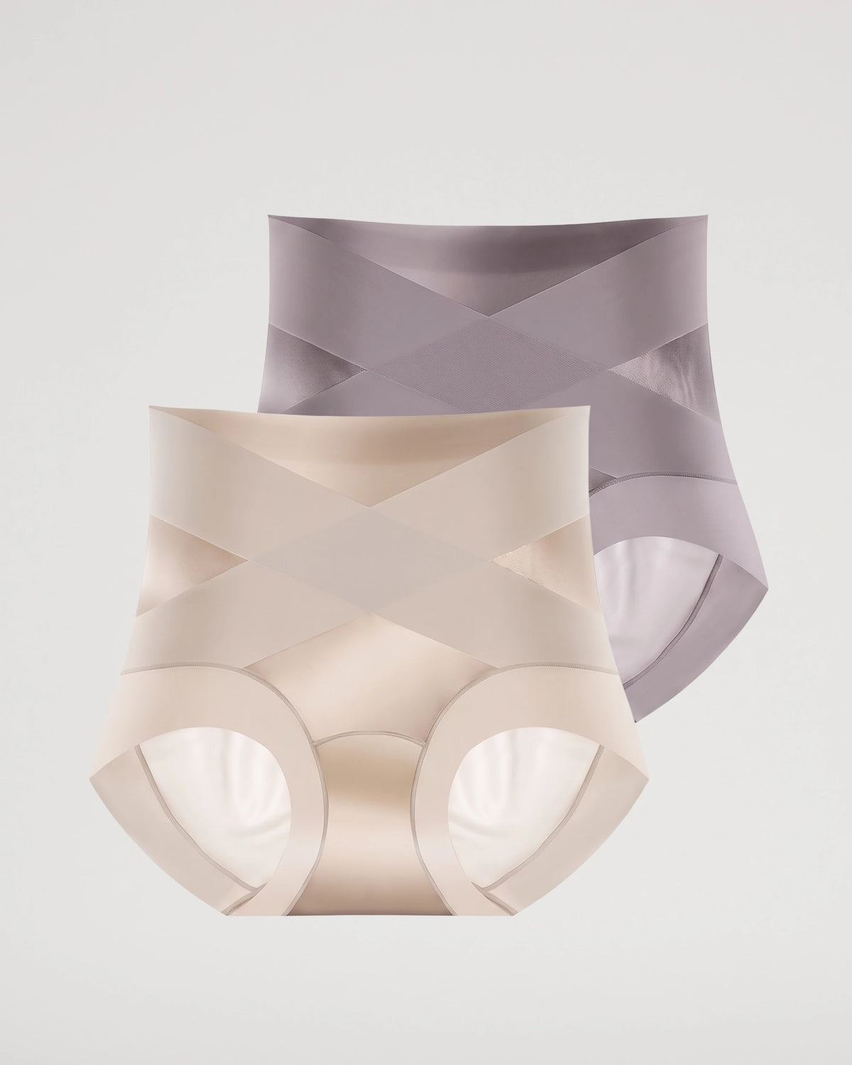 High-Waist Cross Compression Shaping Panties