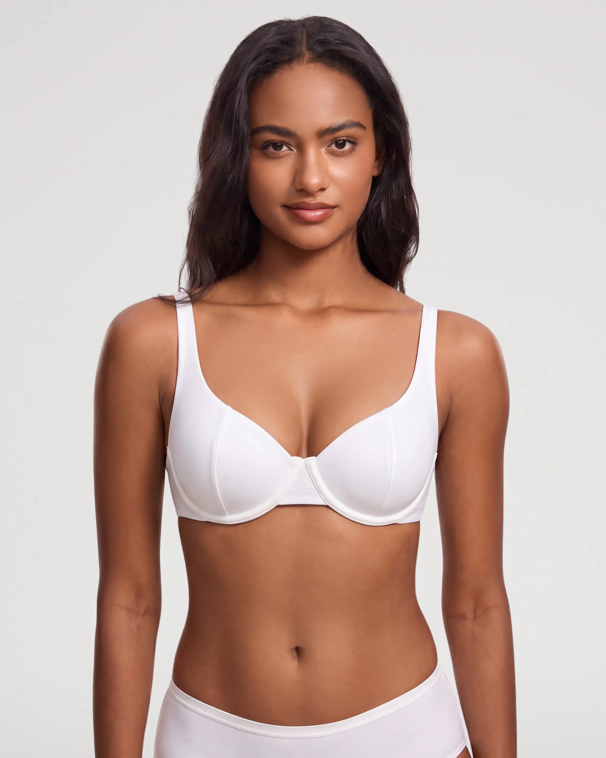 Lace Plunge Wireless Jelly Support Bra