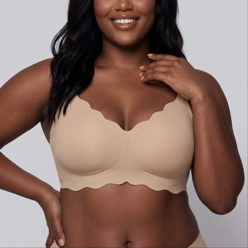 Seamless Scalloped Jelly Bra